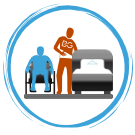 Logo mobilisation de personnes à mobilité réduite de Bruno Guille